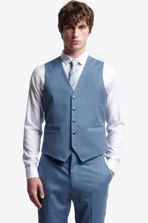 Devred Gilet de costume bistretch à rayures