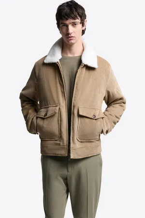 Devred Blouson en velours col sherpa