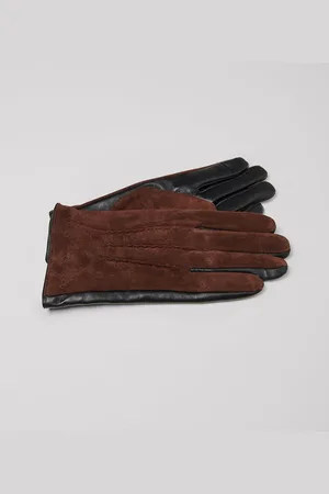 Devred Gants en cuir bicolore