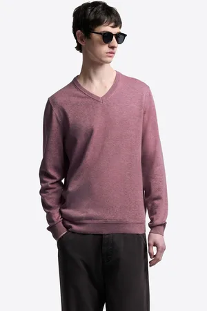 Devred Pull col V en coton bio