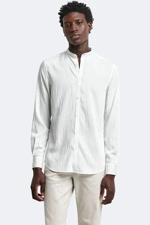 Devred Chemise en coton modal rayée