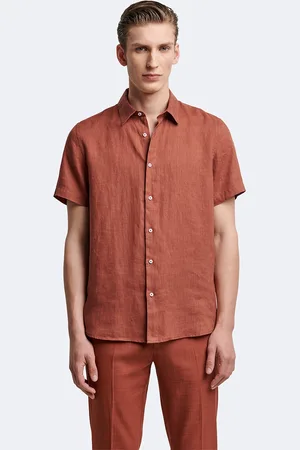 Devred Chemise à manches courtes slim en lin