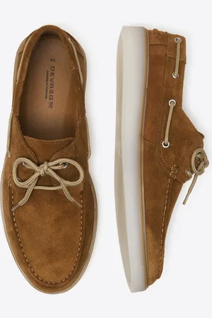Devred Chaussures bateau en cuir suédé