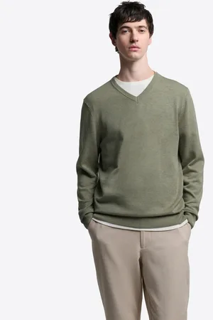 Devred Pull col V en coton bio
