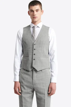 Devred Gilet de costume chiné en laine