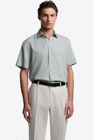 Devred Chemise manches courtes slim à motif