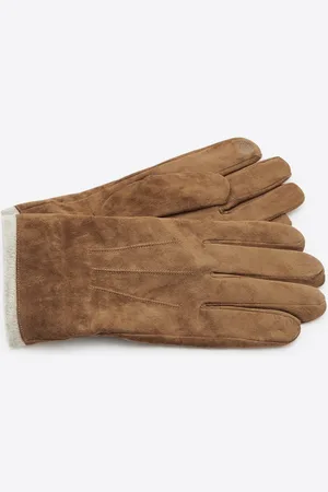 Devred Gants en suédé et maille en laine
