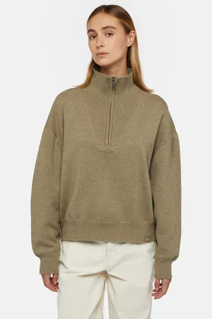 Dickies Pull Côtelé À Col Zippé East Helena Femme