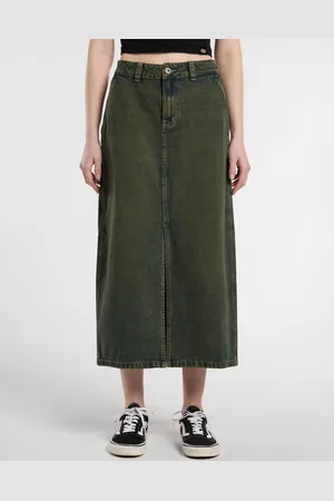 Dickies Jupe Longue Carpenter En Jean Femme