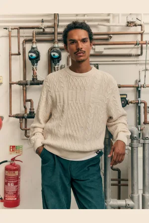 Dickies Pull Script En Maille Torsadée Homme