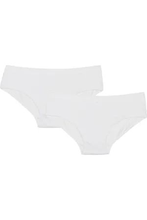 Dim Lot de 2 shorties fille blancs