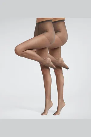 Dim Lot de 2 collants transparents en Lycra renforcé Ultra Resist