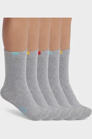 Dim Lot de 5 paires de chaussettes enfant en coton Chiné Eco