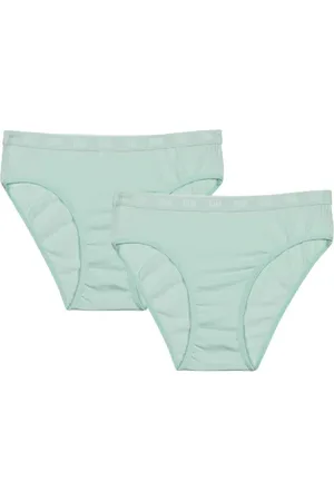 Dim Lot de 2 culottes filles en coton bio Pastel Skin Care