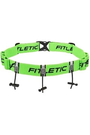Fitletic Ceinture porte dossard avec 6 portes gels