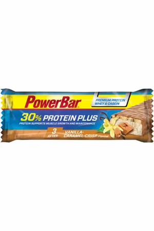 Powerbar Lot de 15 Barres ProteinPlus 30 % - Caramel- Vanilla crisp