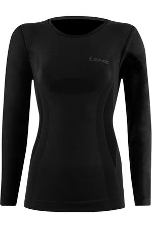 Lenz Sous maillot manches longues à col rond femme Merino 6.0