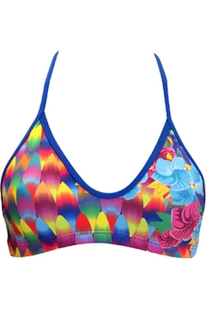 Turbo Haut de maillot de bain femme Surf And Flower Pattern Mare