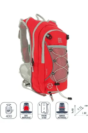Elementerre Sac à dos + poche hydratation Dyoter 18 L