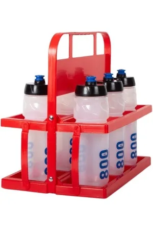 Prestoglas Porte-bouteilles petit modèle pvc + 6 bouteilles