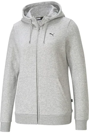 PUMA Sweatshirt à capuche zippé petit logo femme