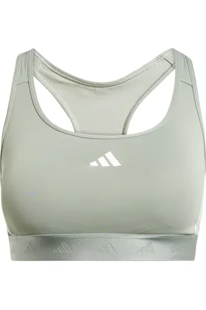 adidas Brassière femme Powerreact Medium Support Hyperglam