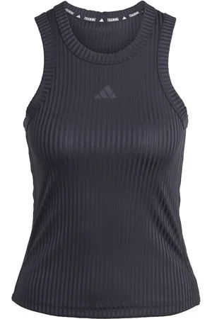 adidas Débardeur moulant côtelé femme Tonal 3-Stripes