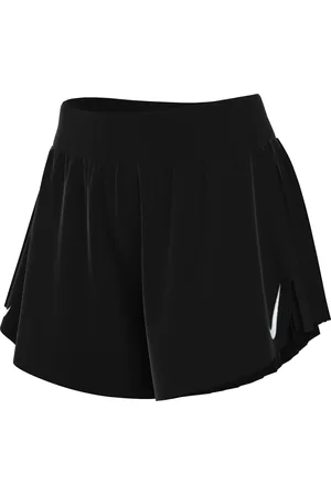 Nike Short taille mi-haute avec sous-short intégré femme AeroSwift Dri-FIT AD 8 cm
