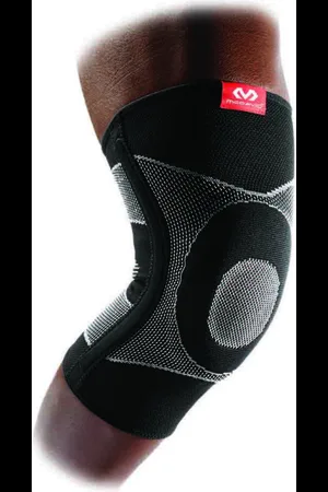 Mc David Genouillère 4-Way Elastic avec contrefort gel et baleines à ressort