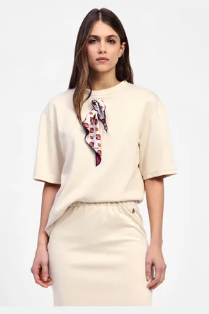 Dixie T-shirt manches courtes avec foulard