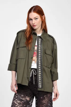 Dixie Veste chemise avec ornements brodés