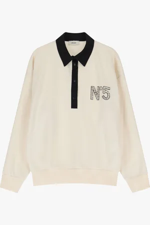 Dixie Sweat-shirt col polo manches longues