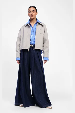 Dixie Jeans à jambe large à plis