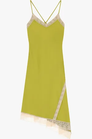 Dixie Robe lingerie asymétrique avec dentelle