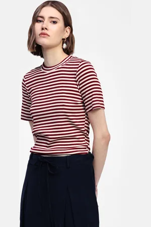 Dixie T-shirt rayé manches courtes