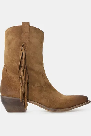 Dixie Bottes à franges et talon petit