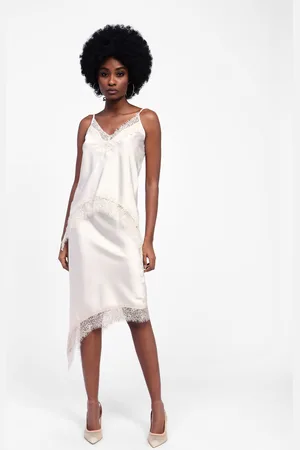 Dixie Jupe midi avec détails en dentelle