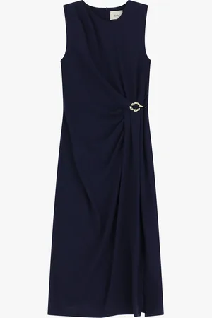 Dixie Robe midi avec détail drapé