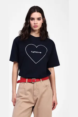 Dixie T-shirt avec imprim茅 c艙ur
