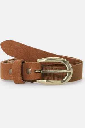 Dixie Ceinture à boucle ovale brillante