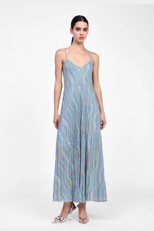 Dixie Robe longue à bretelles imprimée