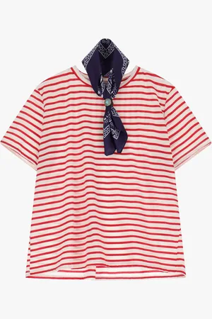Dixie T-shirt rayé manches courtes