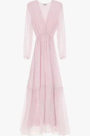 Dixie Robe longue avec manches longues
