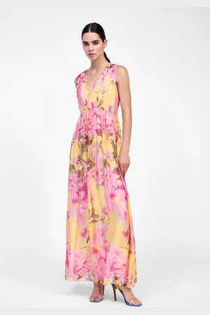 Dixie Robe longue à imprimé floral