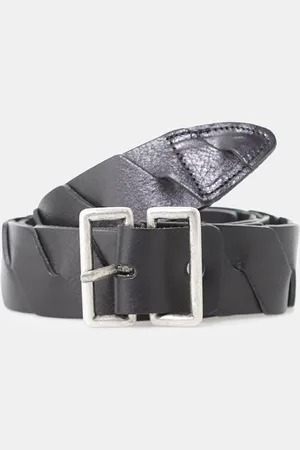 Dixie Ceinture tressée à boucle carrée