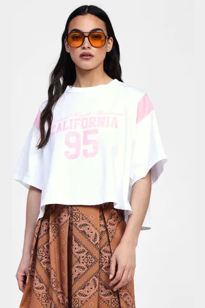 Dixie T-shirt ample avec lettrage imprimé