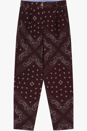 Dixie Pantalon chino imprimé foulard
