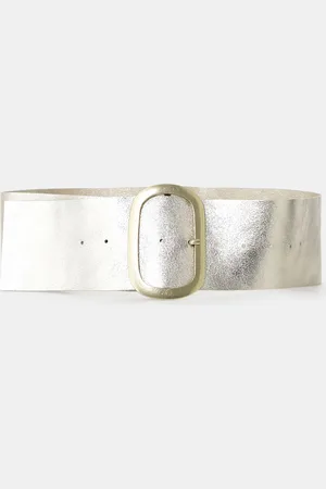Dixie Ceinture à boucle ovale brillante