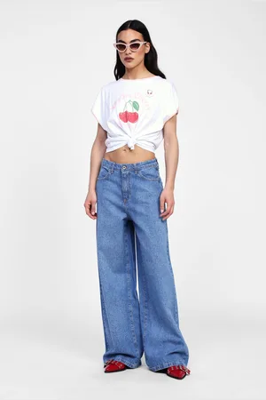 Dixie Jeans à jambes larges et taille haute