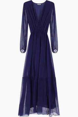 Dixie Robe longue avec manches longues